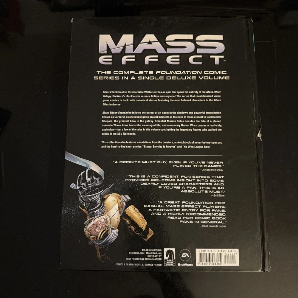Mass Effect 1 & 2 Comics Hardcover Dark Horse Comics May 2015) Redemption Good